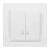 Выключатель проходной 2 клавишный Despina 102-190023-111