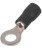 Изолированный наконечник e.terminal.stand.rv2.2.5.black 1.5-2.5 кв.мм, черный