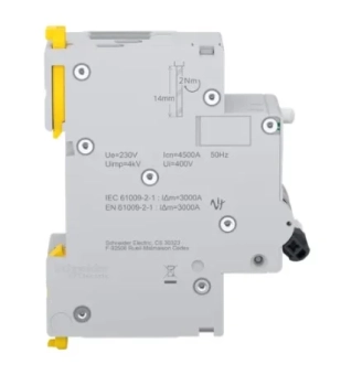 Диференциальный автоматический выключатель C 300 мА 32 A 1P + N 220 - 240 В Schneider-Electric