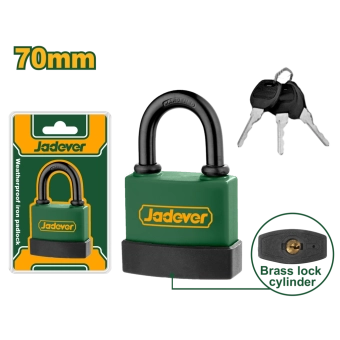 Замок с защитой от атмосферных воздействий 70мм; Jadever
