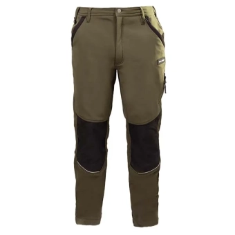 Штаны рабочие, 94% полиэстер / 6% спандекс (софтшелл), цвет оливковый, размер М Profmet