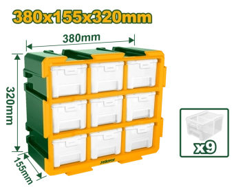 Модульная система хранения 9шт - 150*105*80мм; Jadever