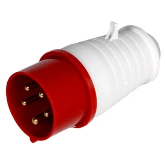 Силовая вилка переносная 5.32, 5p, 380V 32A