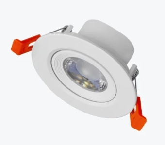 Встраиваемый поворотный светодиодный светильник белый PL-DLR05-W 5Вт 6500K PANLIGHT