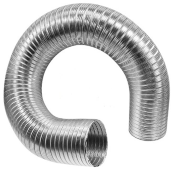 Труба воздуховода (гофра), алюминиевая ALUFLEX Ø110, 3 м