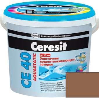 Затирка цементная для швов Ceresit CE40 Aquastatic №47 Сиена - 2 кг