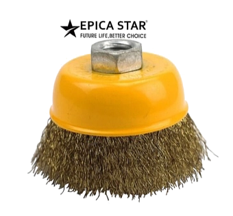 Щетка-крацовка "Чашка" для болгарки 125мм М14, Epica Star