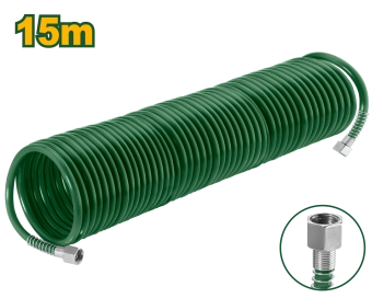 Шланг спиральный для компрессора 15м 5-8мм; Jadever