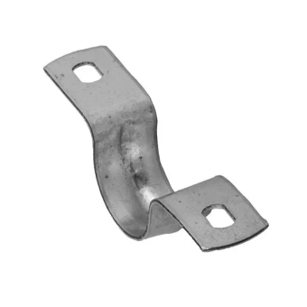 Скоба электротехническая 14-15х1,2мм двухлапковая из металла