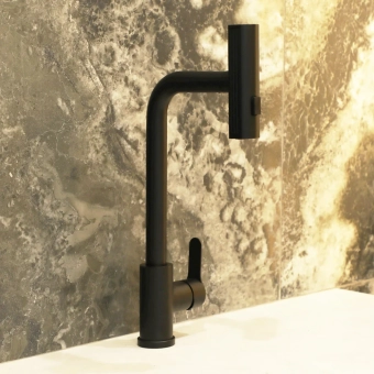 Смеситель для мойки Mat|eco Multiform черный-мат