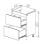 Шкаф напольный Trend белый матовый под умывальник Como/Moduo 600