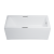 Ванна акриловая прямоугольная ALEXA 160*75 см, Комплект (каркас+сифон+экран AURA 160), белый