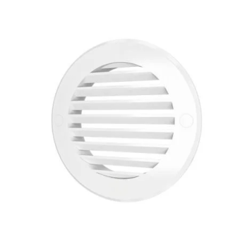 Решетка вентиляционная круглая Ø100 мм, белый, ERA 