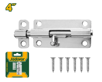 Задвижка накладная (шпингалет, щеколда) с шурупами 4", JDCX2K04 Jadever