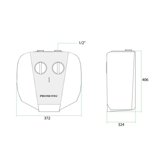 Бойлер под мойку Промотек GCU 15 L 1500W (верх) K51SRC