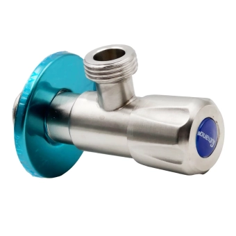 Кран угловой нерж. сталь. D1/2H*1/2H RUBANO