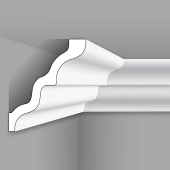 Плинтус потолочный  LX-141, 105х95х2000 мм, экструдированный полистирол