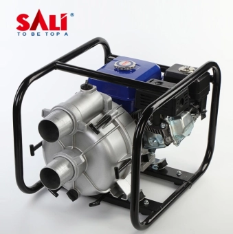 Насос для воды, бензин (Мотопомпа) W30080DP SALI 7HP 3600rpm, Ø80мм, напор 25м, макс высота подъема воды 7м, поток 63м³/ч