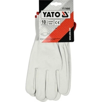 Рабочие перчатки YATO, Кожа / Хлопок, р.-10 YT-74645
