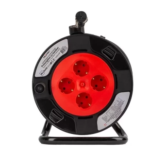 Удлинитель электрический на катушке 1,5мм/15м с заземлением и термозащитой