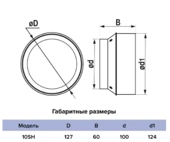 Теневой диффузор D100 сетка разъемная на магнитах D120 ProMistral