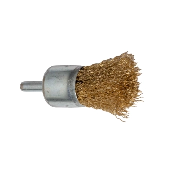 Щетка-крацовка 15мм кистеобразная, хвостовик 6мм, для дрели 