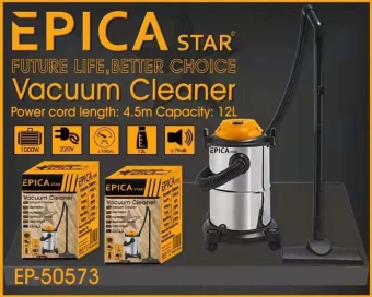 Пылесос строительный 220V 1000W, 12L, EP-50573, Epica Star