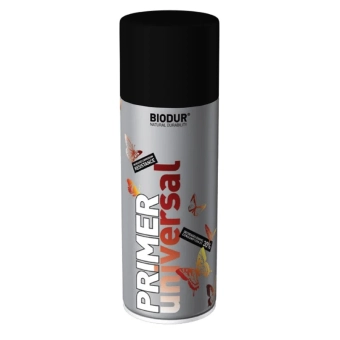 Спрей грунт-краска BIODUR Черный 400ml