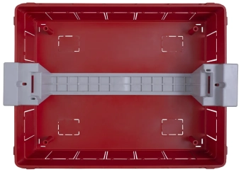 Корпус пластиковый на 12 модулей e.plbox.pro.w.12b.black встроенный, черный с непрозрачными дверями IP40