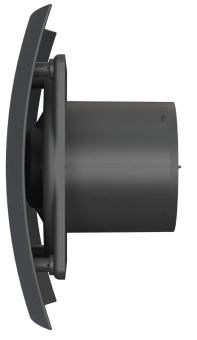 Дизайнерский вытяжной вентилятор с обратным клапаном VentEurope FRESH 100 BD Matt Black