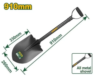 Стальная штыковая лопата 910mm JDSE3364 Jadever