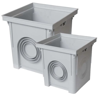 Коллектор "COMPACT" 200х200х200 мм, Серый, MufleSystem