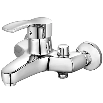 Смеситель для ванны ZERIX FAD-A279, однорычажный, хром, с коротким изливом