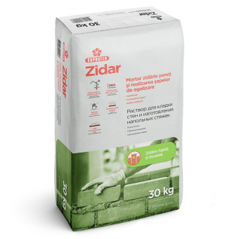 Кладочный раствор Zidar 30кг