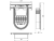 Заглушка пластиковая PolyMAX BASE для лотков пластиковых Base DN100 H200/H217