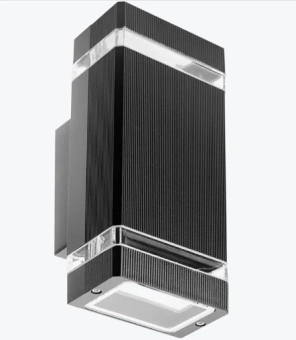 Фасадный светильник max.2x35W GU10 IP54 110x105x235mm черный PL-12652P PANLIGHT