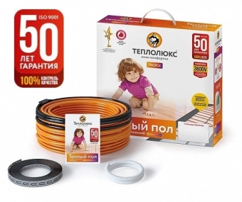 Кабель нагревательный "Теплолюкс" Tropix ТЛБЭ 21,0 м/340 Вт (до 2,3 кв.м)