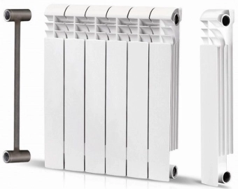 Радиатор биметаллический MPN 200B 262х800х96 мм, 10 секций