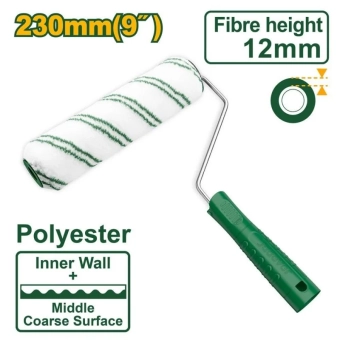 Валик малярный с ручкой 230мм/9"; Jadever