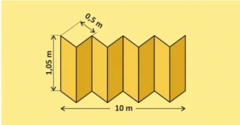 Подложка-гармошка SOLID 1050х500 х 2 мм /Желтая/ 10,5 м2