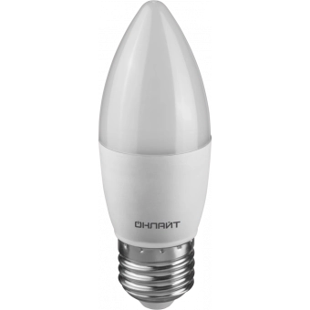 Лампа светодиодная OLL LED 15W E27 6500K C37 Candle ONLAIT 90457