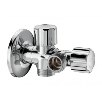 Угловой клапан с двумя фланцами, MxMxM 1/2'', Италия