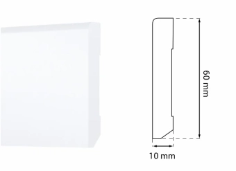 Плинтус из дюрополимера  Arbiton, STIQ, S0611