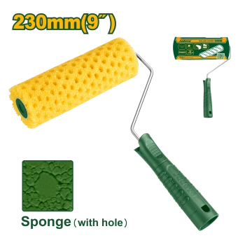 Валик из губки с ручкой, структурный, 230мм; Jadever