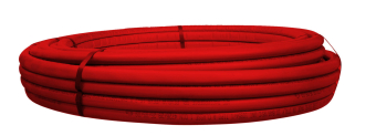 Труба PEXb-AL с изоляцией Ø20 х 2мм Termo, (grey/red) APE-Italy