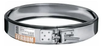 Хомут обжимной для дымохода Ferrum D280 (0,5мм)