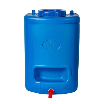 Рукомойник  вертикальный с краником, синий  20 л D1/2'