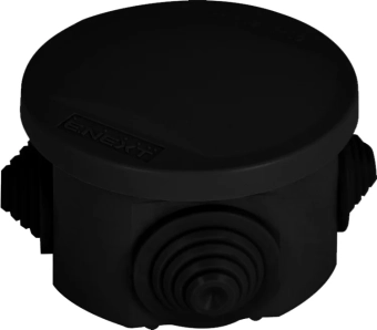 Распределительная коробка e.db.pro.d50.50u.black, черная
