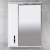 Шкаф-зеркало для ванной Bayro Allure 550x750мм Левое открывание; Белый мат