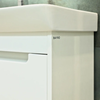 Шкаф Venus Structur белый под умывальник Neon 450 Bayro